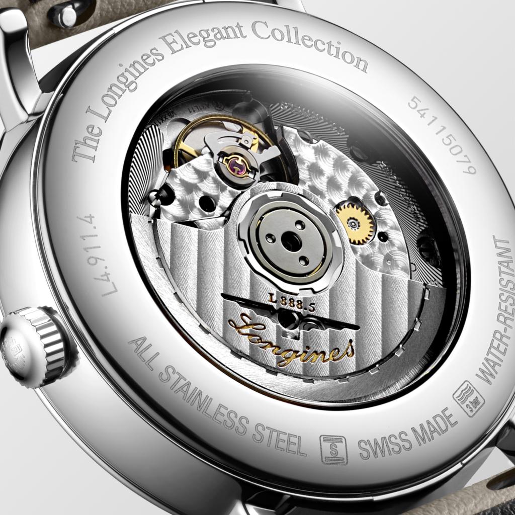 Longines Longines Elegant Collection L4.911.4.11.0  - задняя крышка металл сталь корпуса, швейцария часы