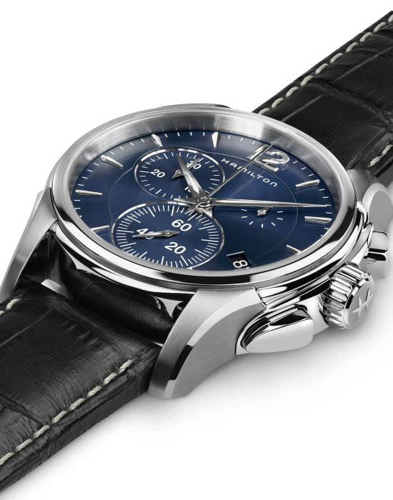 Hamilton Hamilton Jazzmaster Chrono Quartz H32612741 , наручные мужские часы фото под углом
