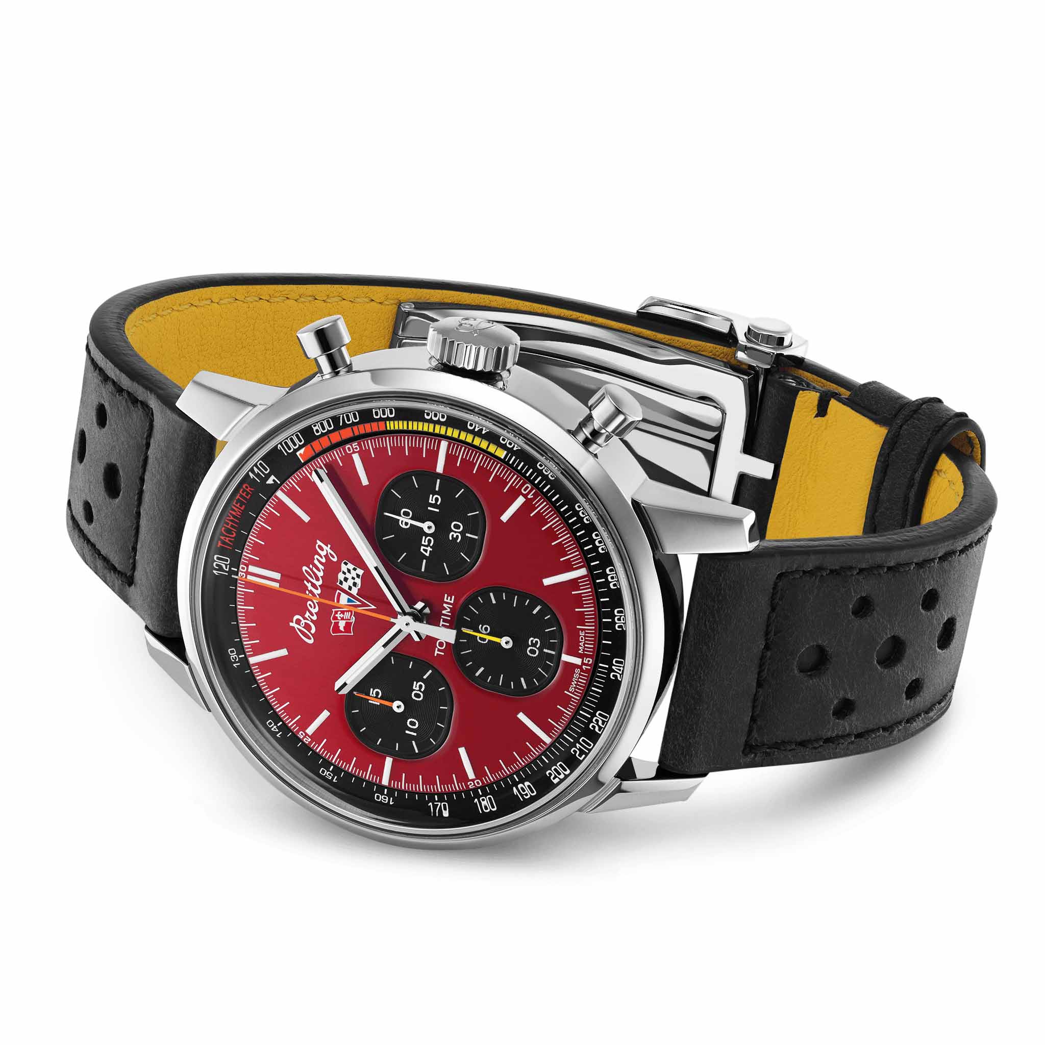 Breitling Breitling Top Time Chevrolet Corvette A25310241K1X1, aviator 8 швейцария мужские часы на браслете кожаный боковой вид