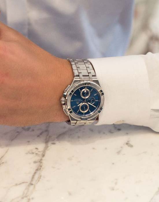 Maurice Lacroix Maurice Lacroix Aikon Chronograph AI1018-SS002-430-1  — детали корпуса и нержавеющая сталь