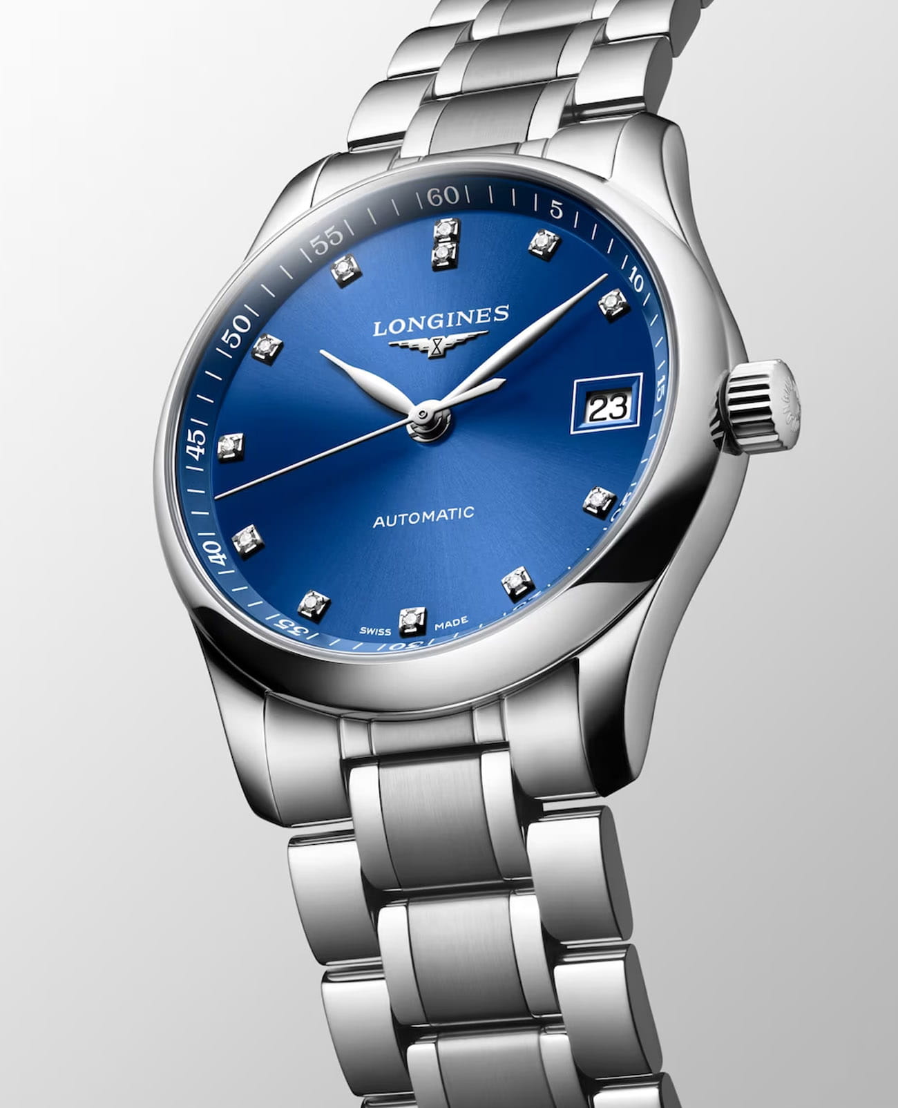 Longines Longines Master Collection L2.357.4.98.6, master collection швейцария женские часы на браслете нержавеющая сталь боковой вид