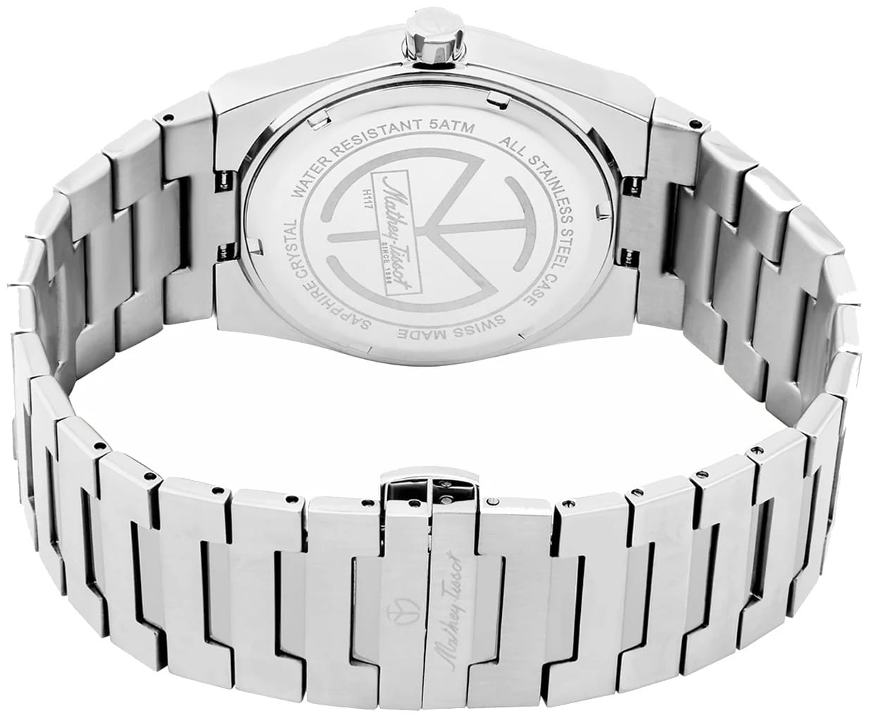 Mathey-Tissot Mathey-Tissot Zoltan H117AS,  швейцария мужские часы на браслете нержавеющая сталь боковой вид