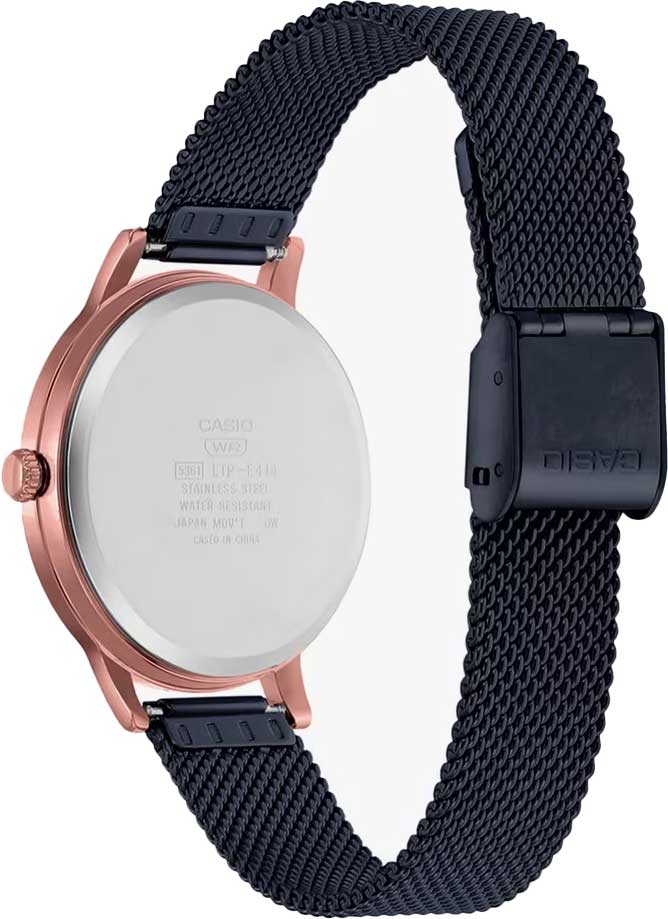 Casio Casio Collection LTP-E157MRB-1B женские часы черный циферблат на запястье