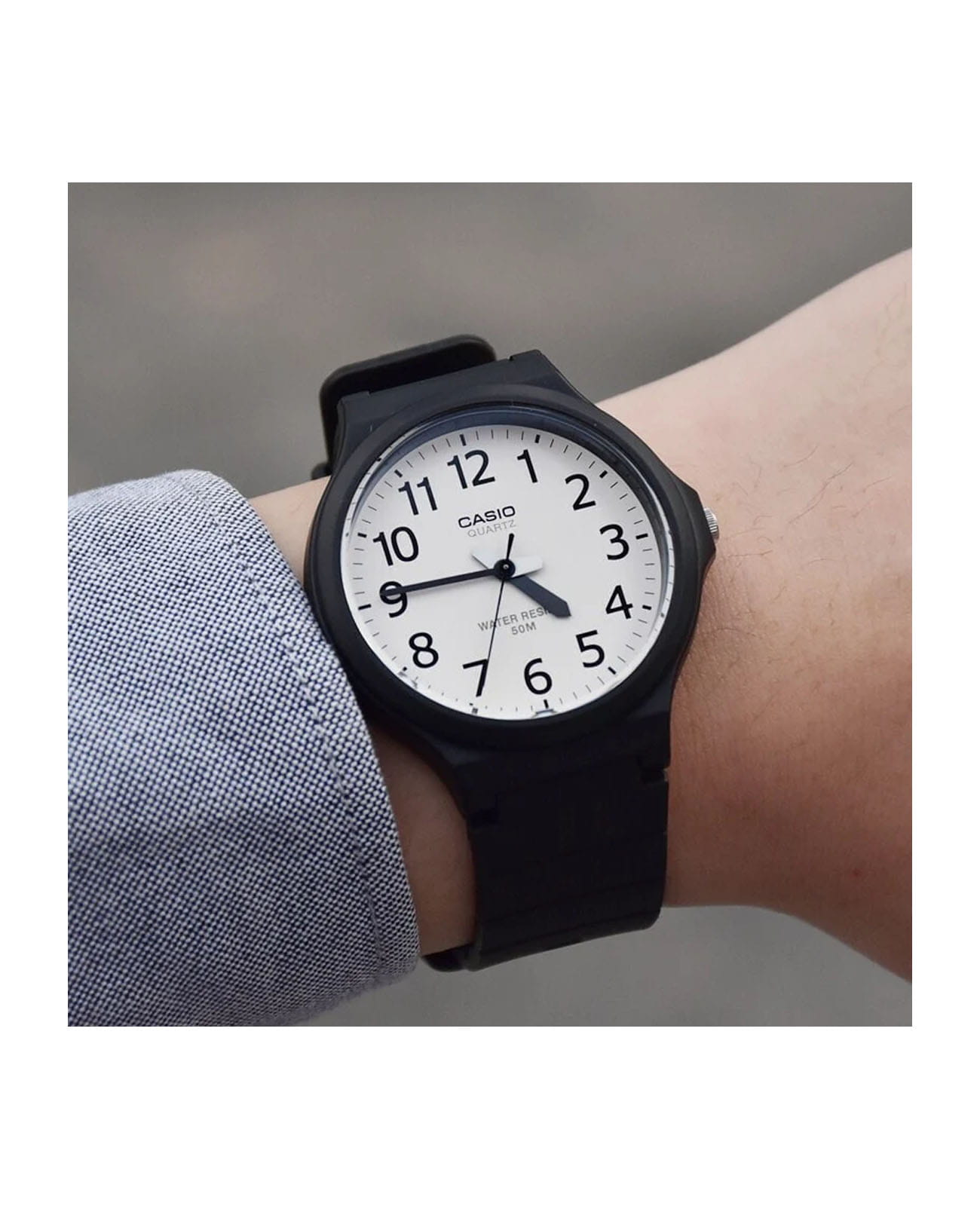 Casio Casio Collection MW-240-7B , наручные мужские часы фото под углом