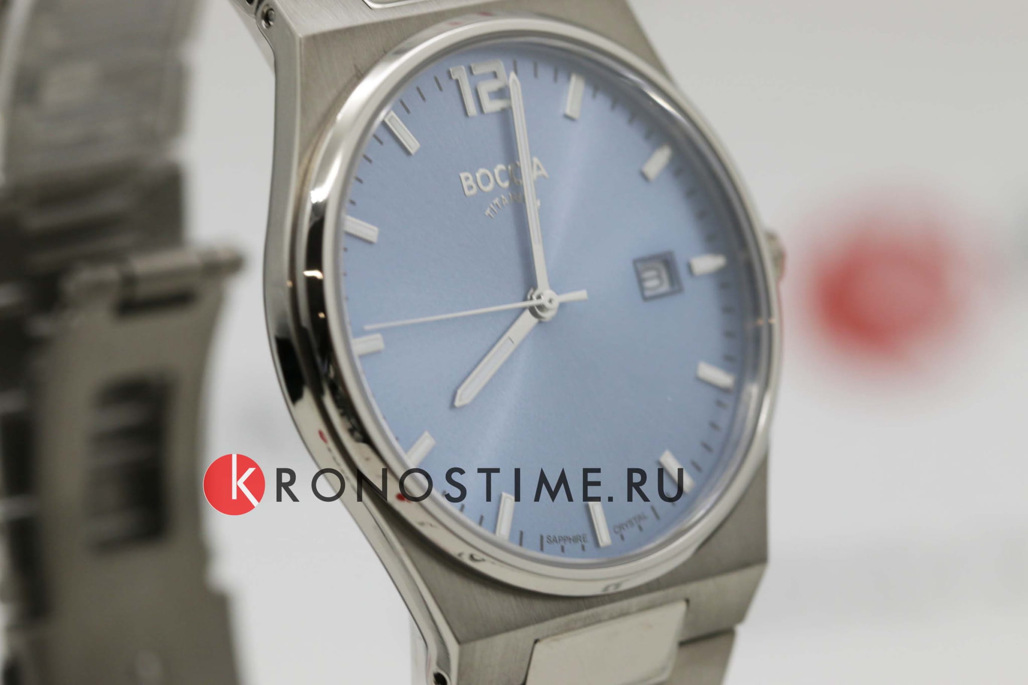 Boccia Titanium Boccia Titanium 3661-01,  германия мужские часы на браслете титановый боковой вид