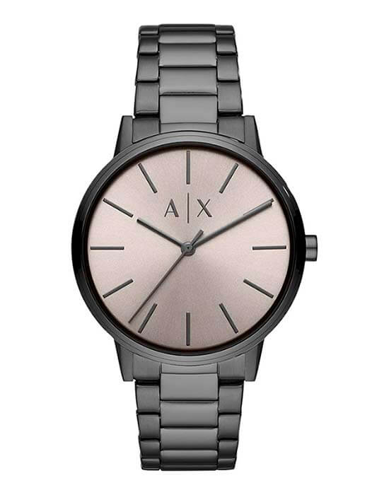 Armani Exchange Armani Exchange Cayde  AX2722  AX2722 кварцевые мужские часы  циферблат, браслет сталь с ip покрытием — вид спереди