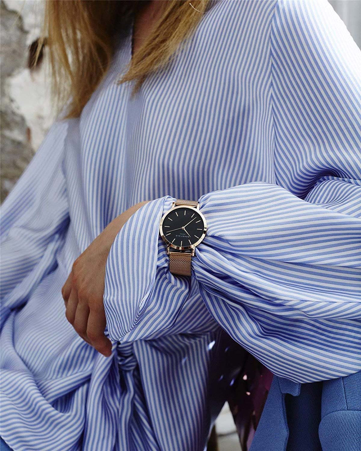 Rosefield Rosefield The Mercer MBR-M45  — детали корпуса и сталь c pvd покрытием