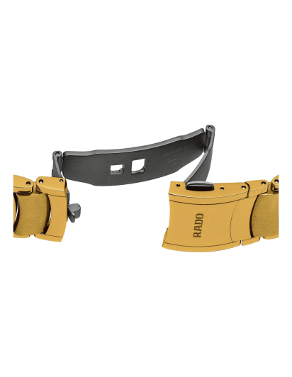 Rado Rado Centrix Automatic R30527253 мужские часы золотой циферблат на запястье