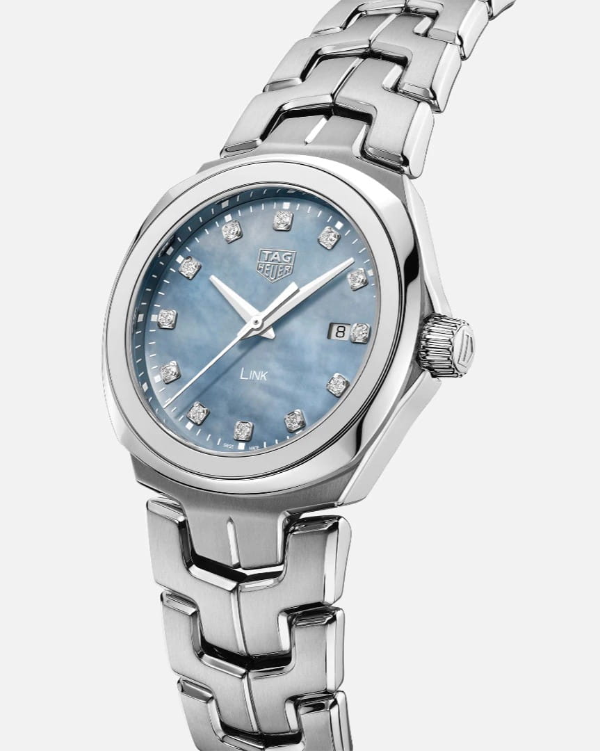 TAG Heuer TAG Heuer Link WBC1313.BA0600 женские часы голубой циферблат на запястье