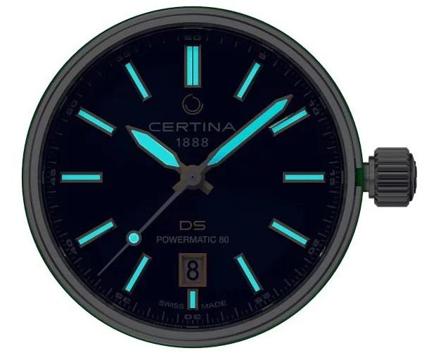 Certina Certina DS+ C041.407.19.041.91, ds podium швейцария мужские часы на браслете нержавеющая сталь боковой вид