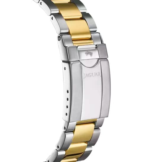 Jaguar Jaguar Executive Diver Chrono J862/4,  швейцария мужские часы на браслете нержавеющая сталь с pvd-покрытием боковой вид