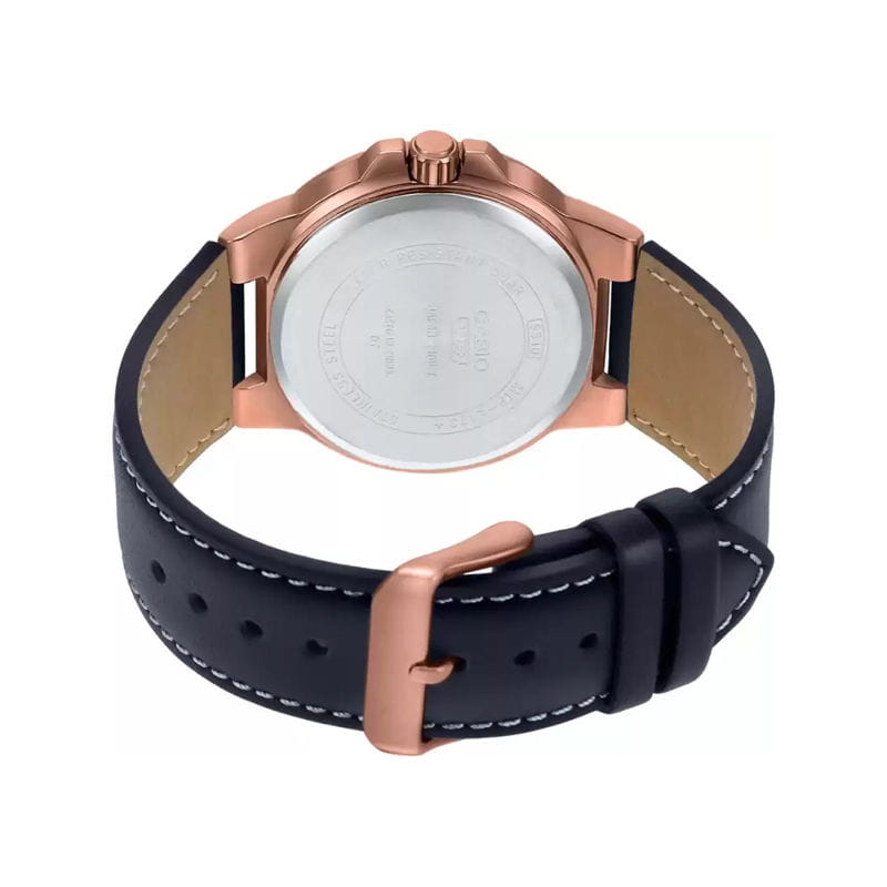 Casio Casio Collection MTP-E173RL-5AVEF, collection япония мужские часы на браслете кожаный боковой вид