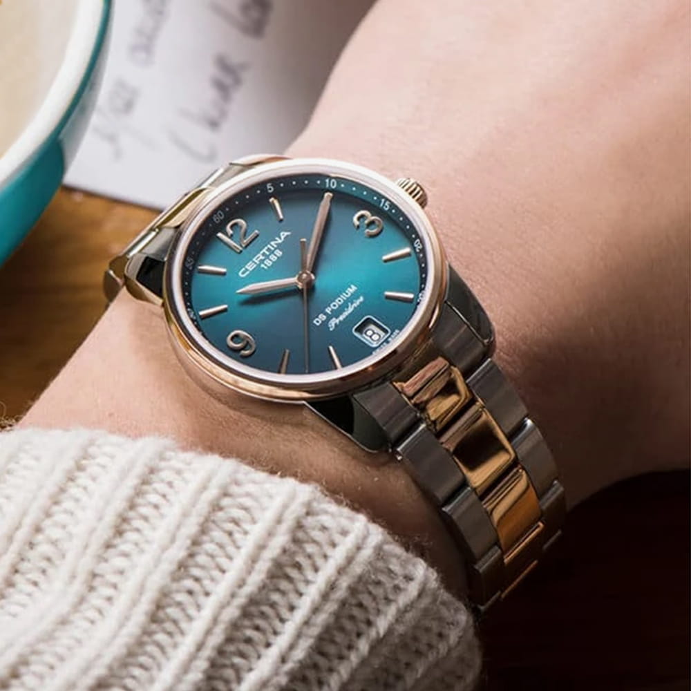 Certina Certina DS Podium Lady 33mm C034.210.22.097.00 , наручные женские часы фото под углом