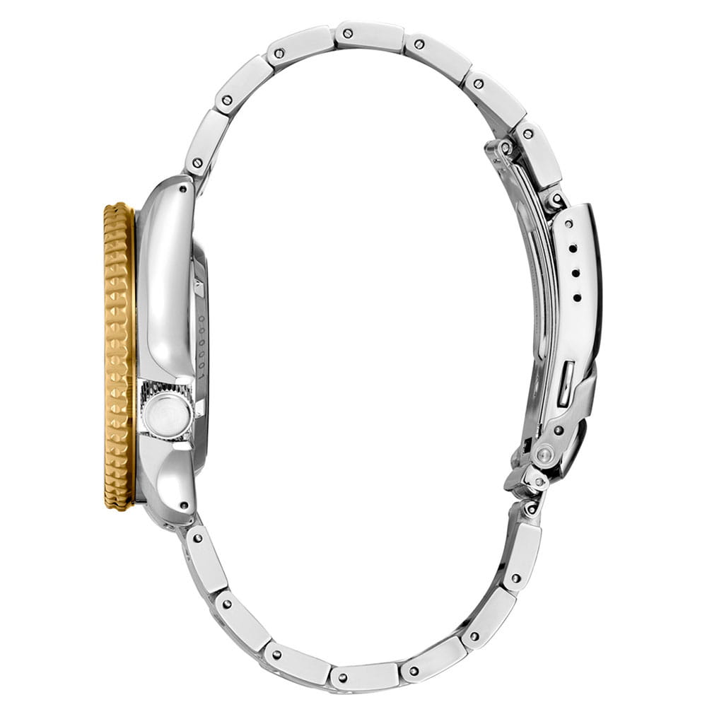 Seiko Seiko 5 Sports SRPK24, 5 sports япония мужские часы на браслете нержавеющая сталь с pvd-покрытием боковой вид