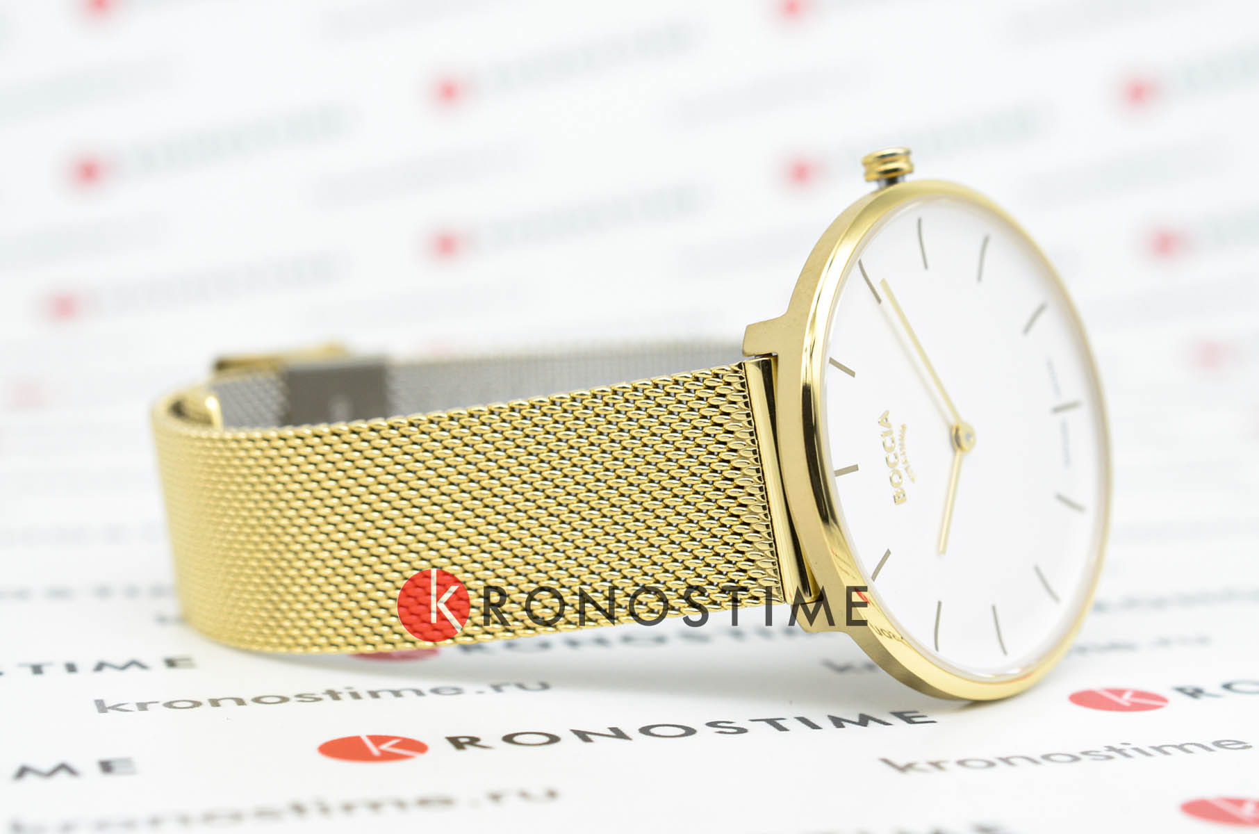 Boccia Titanium Boccia Titanium 3327-10,  германия женские часы на браслете нержавеющая сталь с pvd-покрытием боковой вид