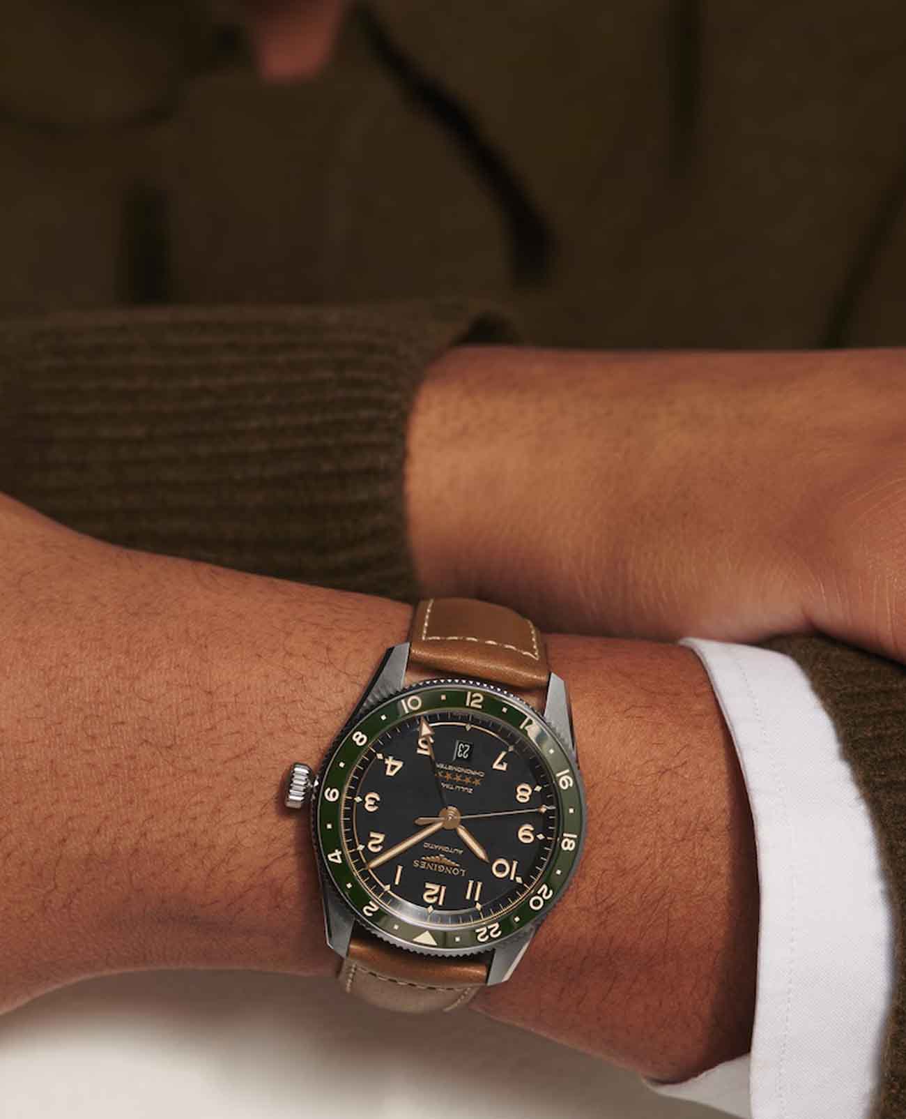 Оригинальные часы Longines Longines Spirit L3.812.4.63.2 механические калибр механизма  общий вид
