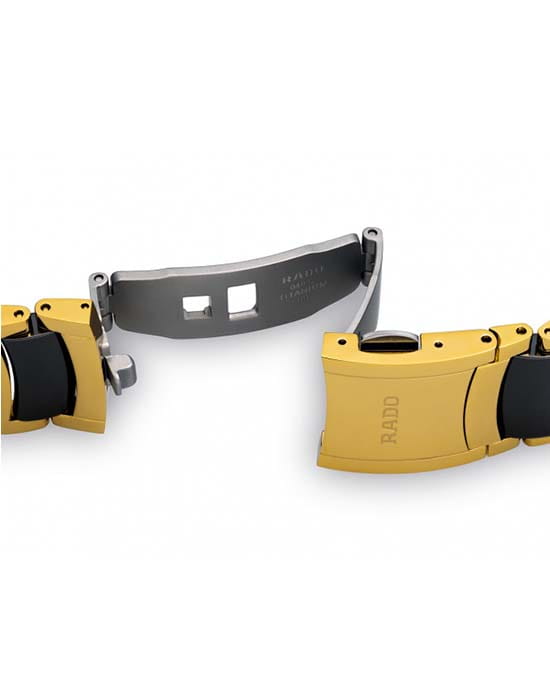 Rado Rado Centrix Automatic Diamonds R30079762, centrix швейцария мужские часы на браслете сталь + pvd + керамика боковой вид