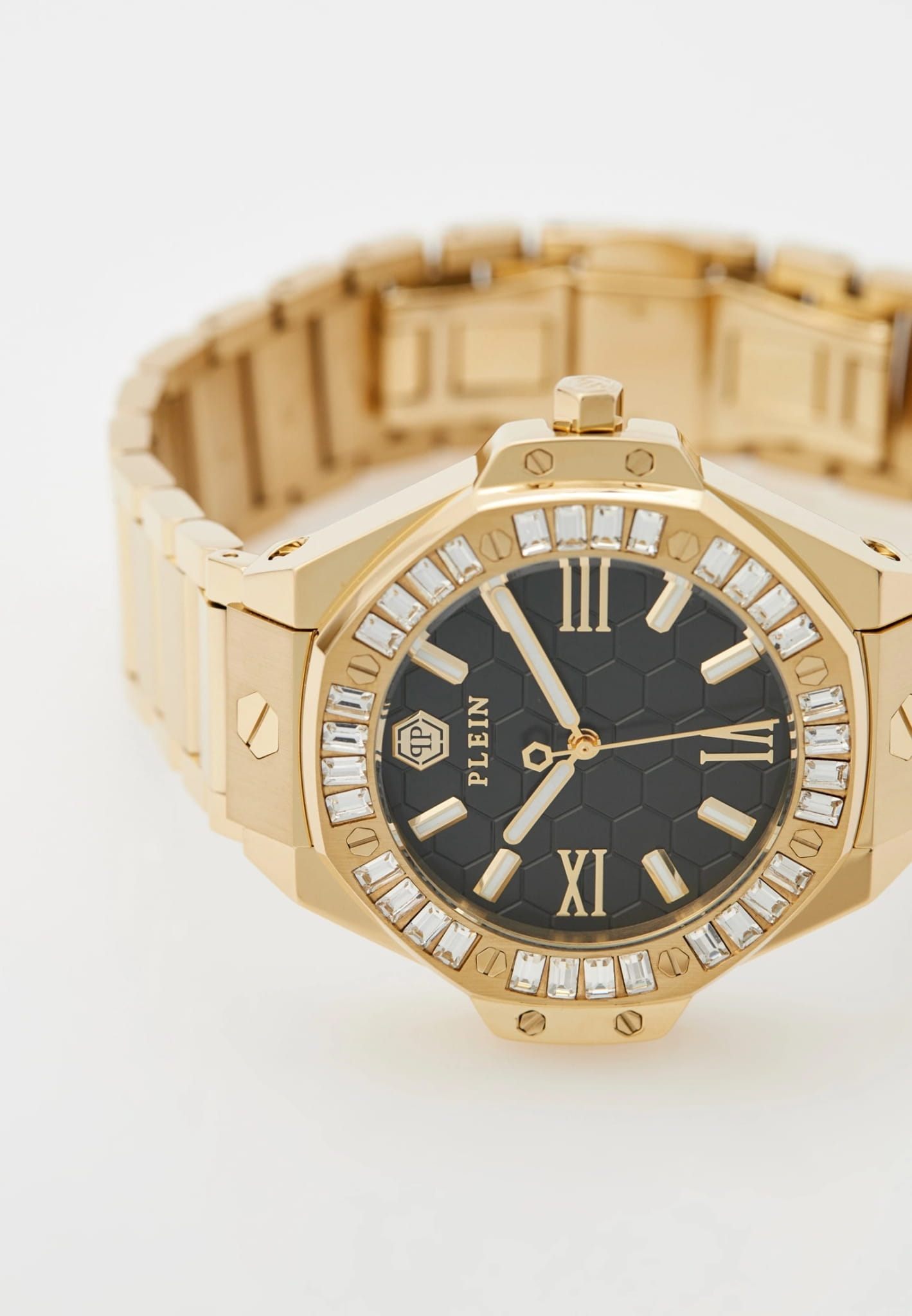 Philipp Plein Philipp Plein Lady Royal PWBDA0824,  германия женские часы на браслете нержавеющая сталь с pvd-покрытием боковой вид