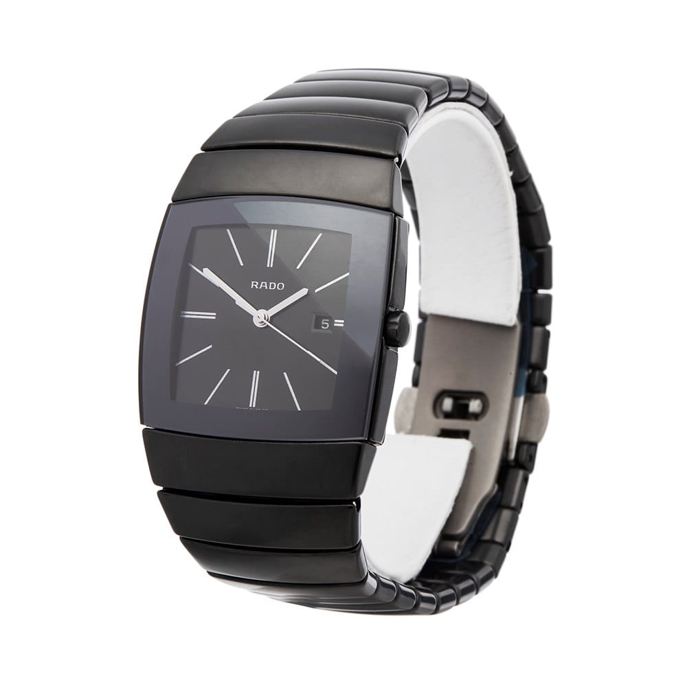 Rado Rado Sintra R13767172, ceramica швейцария женские часы на браслете керамика боковой вид