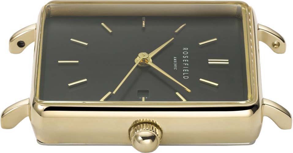 Rosefield Rosefield The Boxy QBSG-Q017 женские часы черный циферблат на запястье