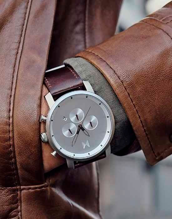 MVMT MVMT D-MC01-SBRL мужские часы серебристый циферблат на запястье