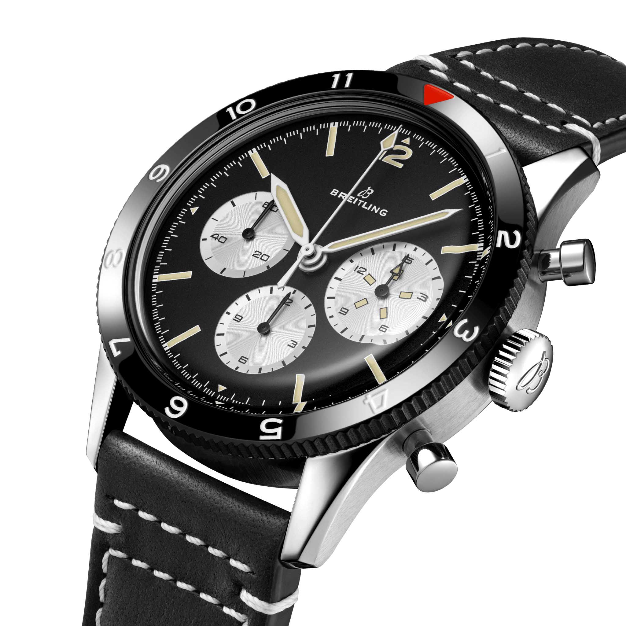 Breitling Breitling AVI REF. 765 1953 Re-Edition AB09451A1B1X1 , наручные мужские часы фото под углом