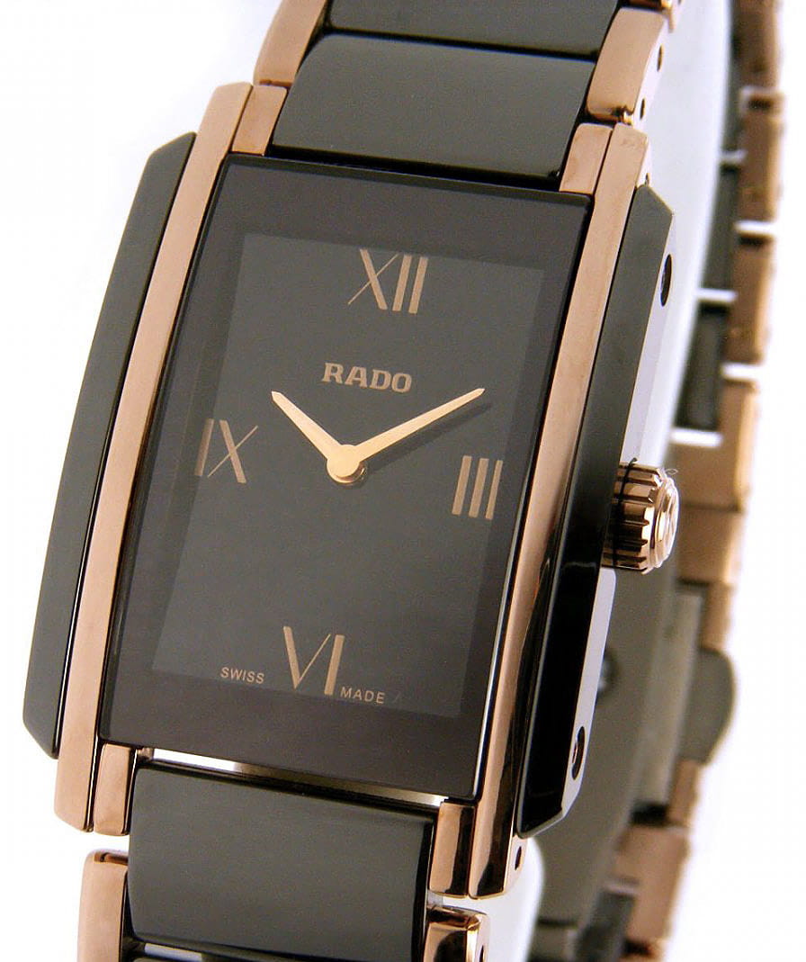 Rado Rado Integral R20201302 женские часы черный циферблат на запястье