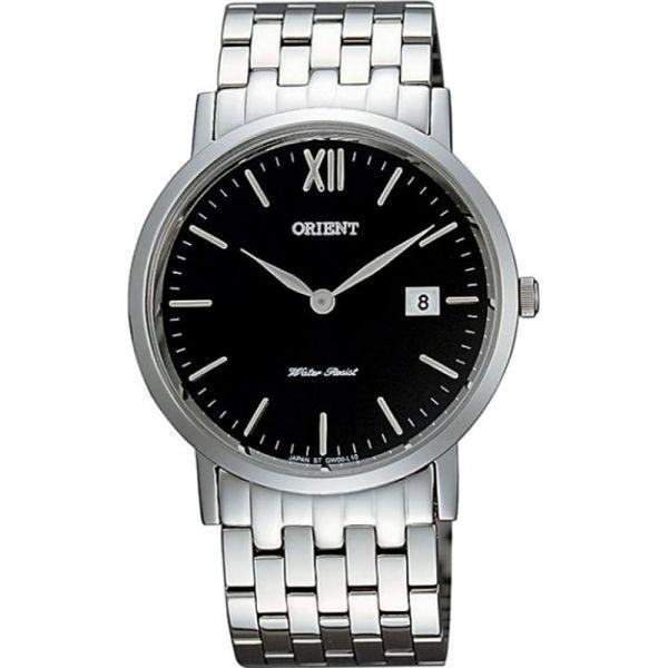 Orient Orient GW00004B (FGW00004B)  FGW00004B  мужские часы черный циферблат, браслет  — вид спереди