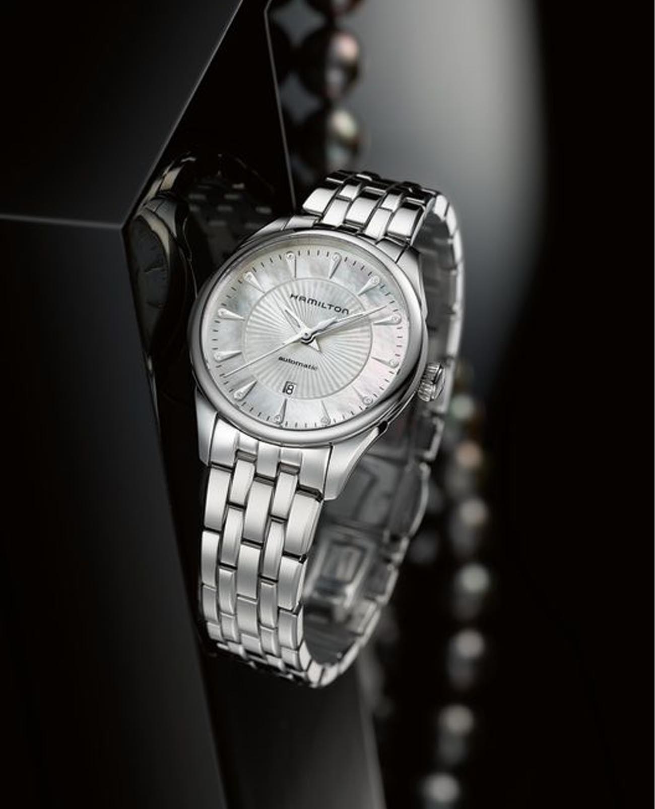 Hamilton Hamilton Jazzmaster Lady Auto H42215151 , наручные женские часы фото под углом