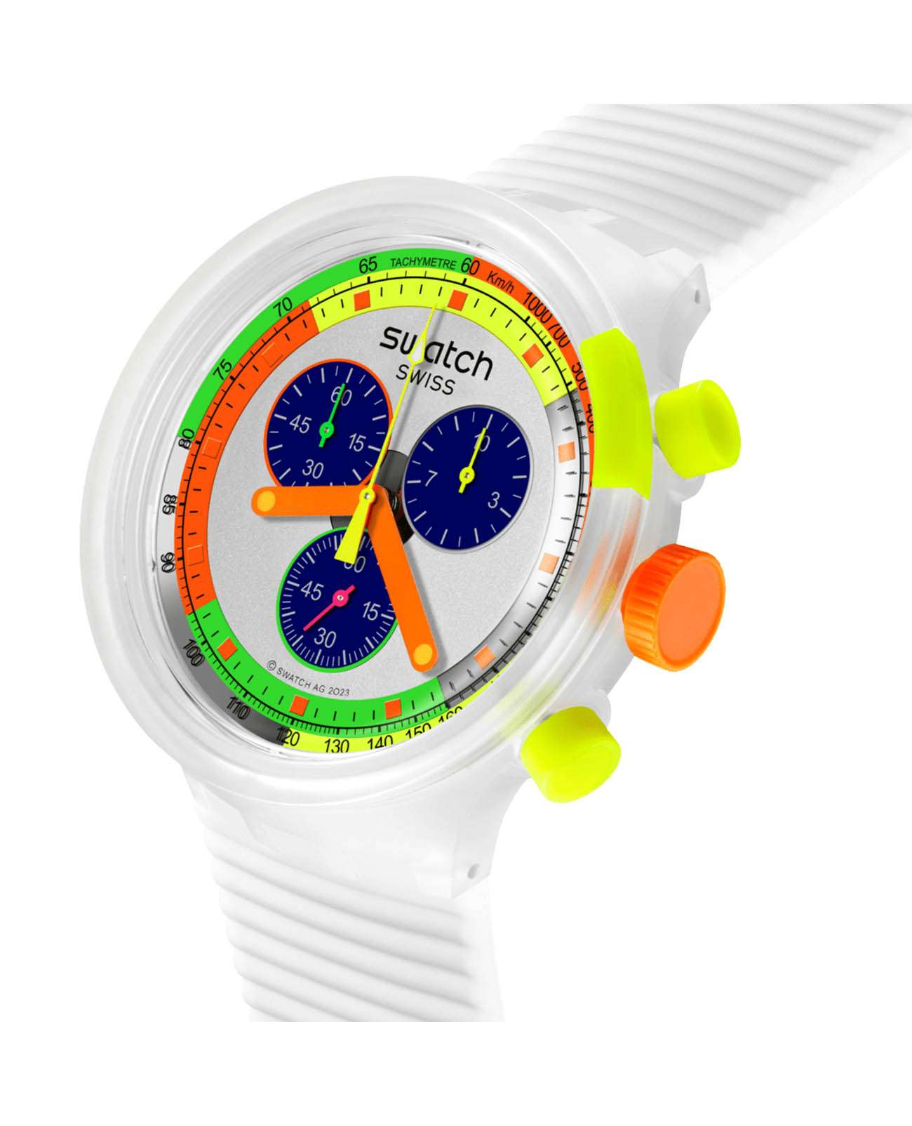 Swatch Swatch Big Bold Chrono Pay! SB02K101-5300 , наручные мужские часы фото под углом