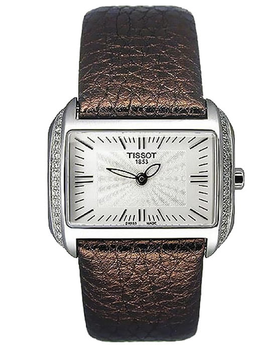 Tissot Tissot Bella Ora T023.309.16.031.01 Bella Ora T0233091603101 кварцевые женские часы белый циферблат, браслет кожаный — вид спереди