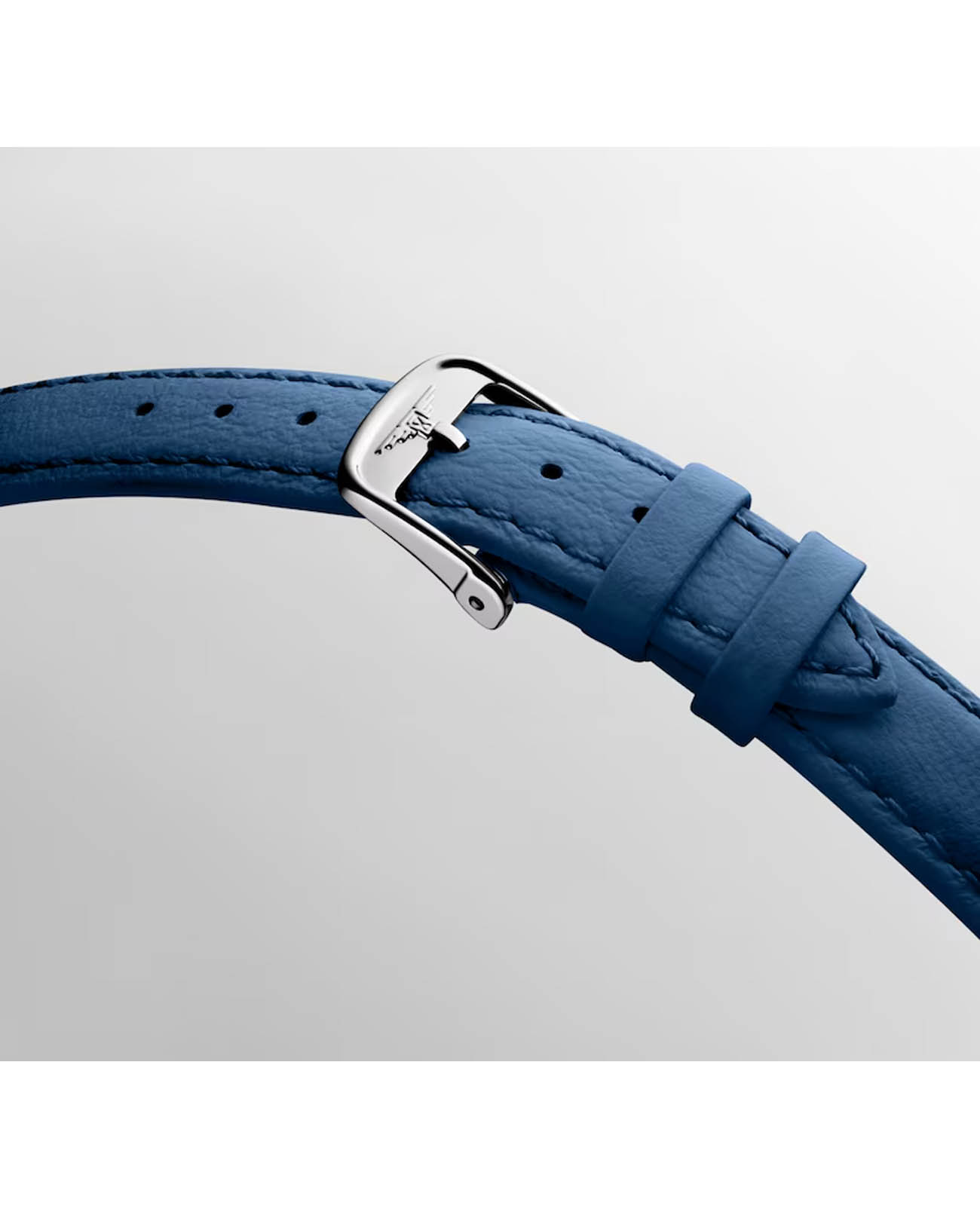 Longines Longines Elegant Collection Moonphase L4.330.4.11.2 кварцевые мужские часы часы крупный план белый циферблата