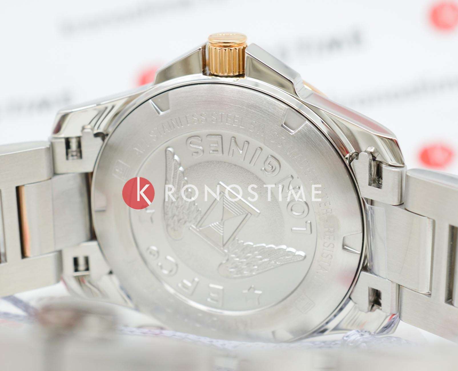 Longines Longines Conquest L3.377.3.88.7 женские часы перламутровый циферблат на запястье