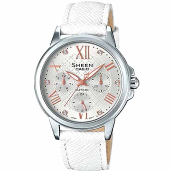 Casio SHE-3511L-7A женские часы застежка крупным планом