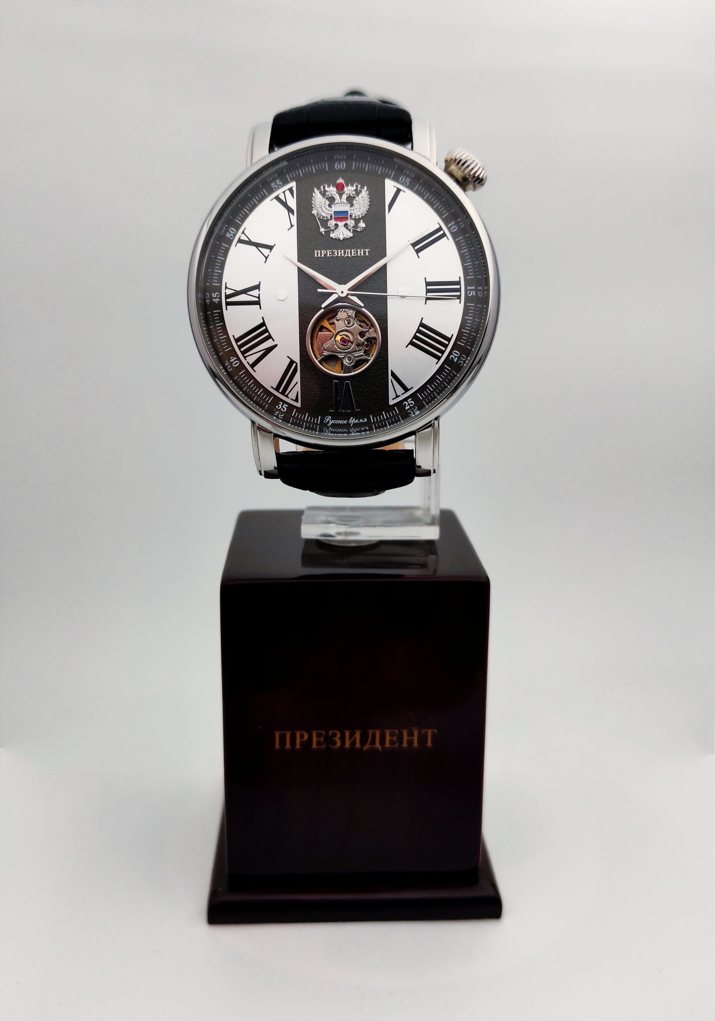 Президент Президент 4930035  - задняя крышка сталь металл корпуса, россия часы