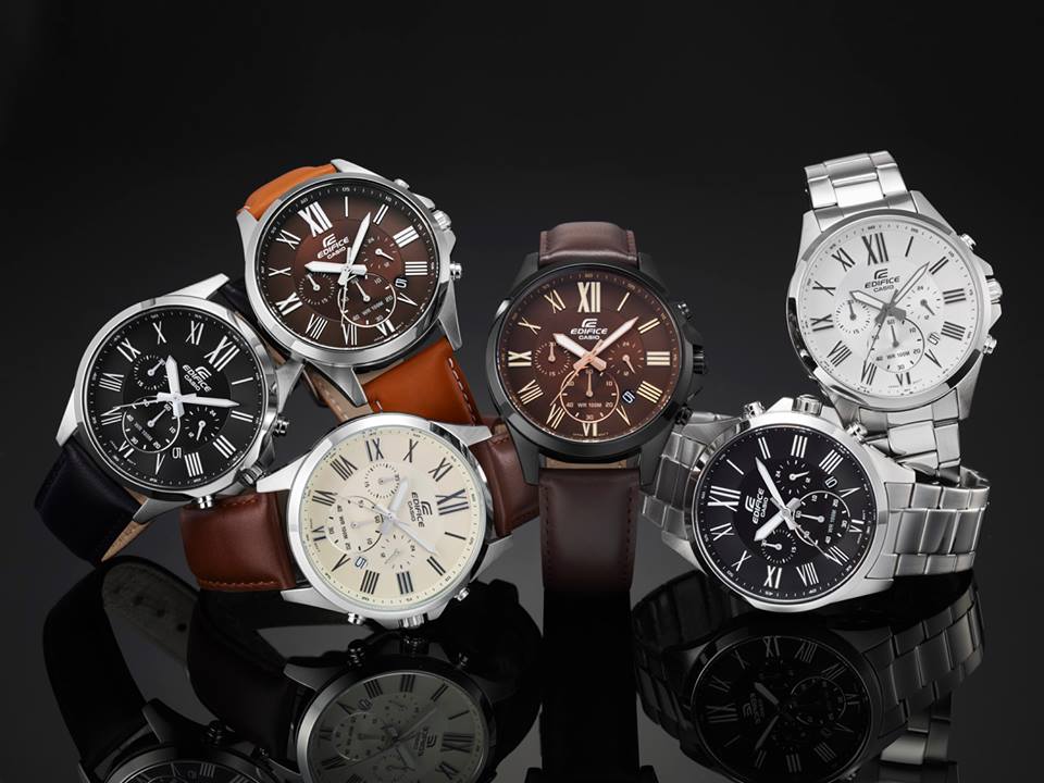 Casio Casio Edifice EFV-500L-5A EFV, наручные мужские часы фото под углом