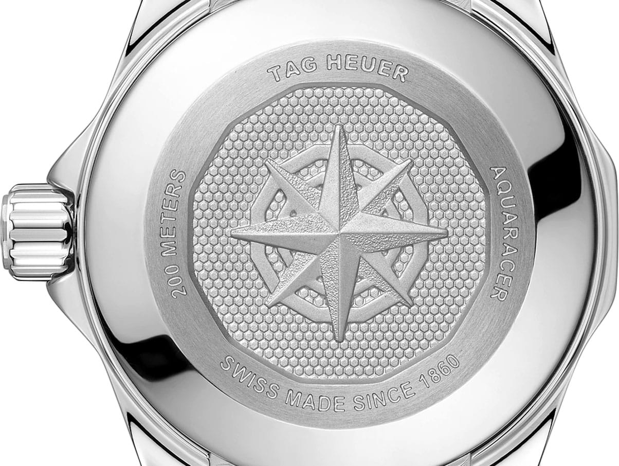 TAG Heuer TAG Heuer Aquaracer Professional 200 WBP1415.BA0622 кварцевые женские часы часы крупный план голубой циферблата