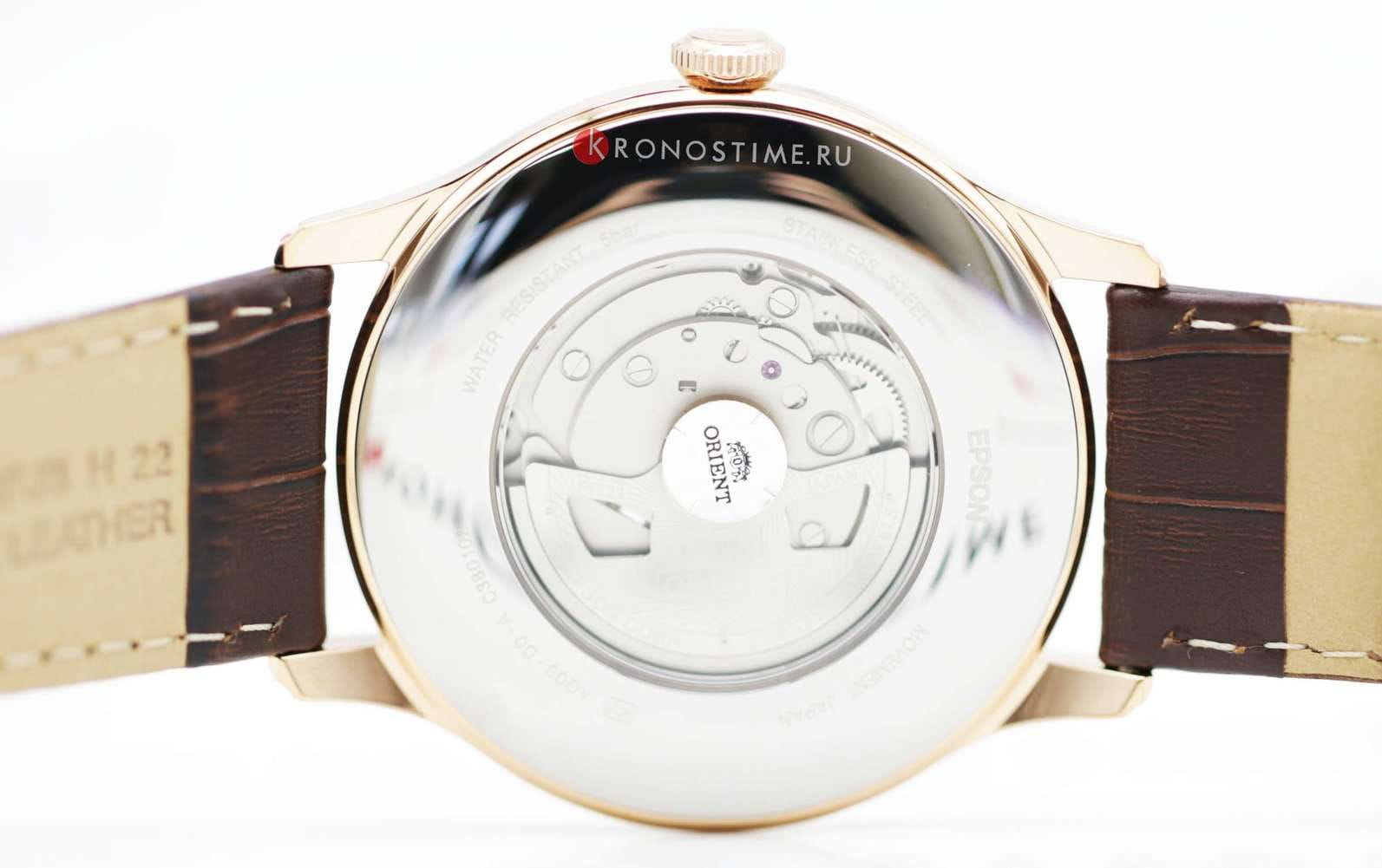 Orient Orient Classic Automatic AG00001T механические мужские часы часы крупный план коричневый циферблата