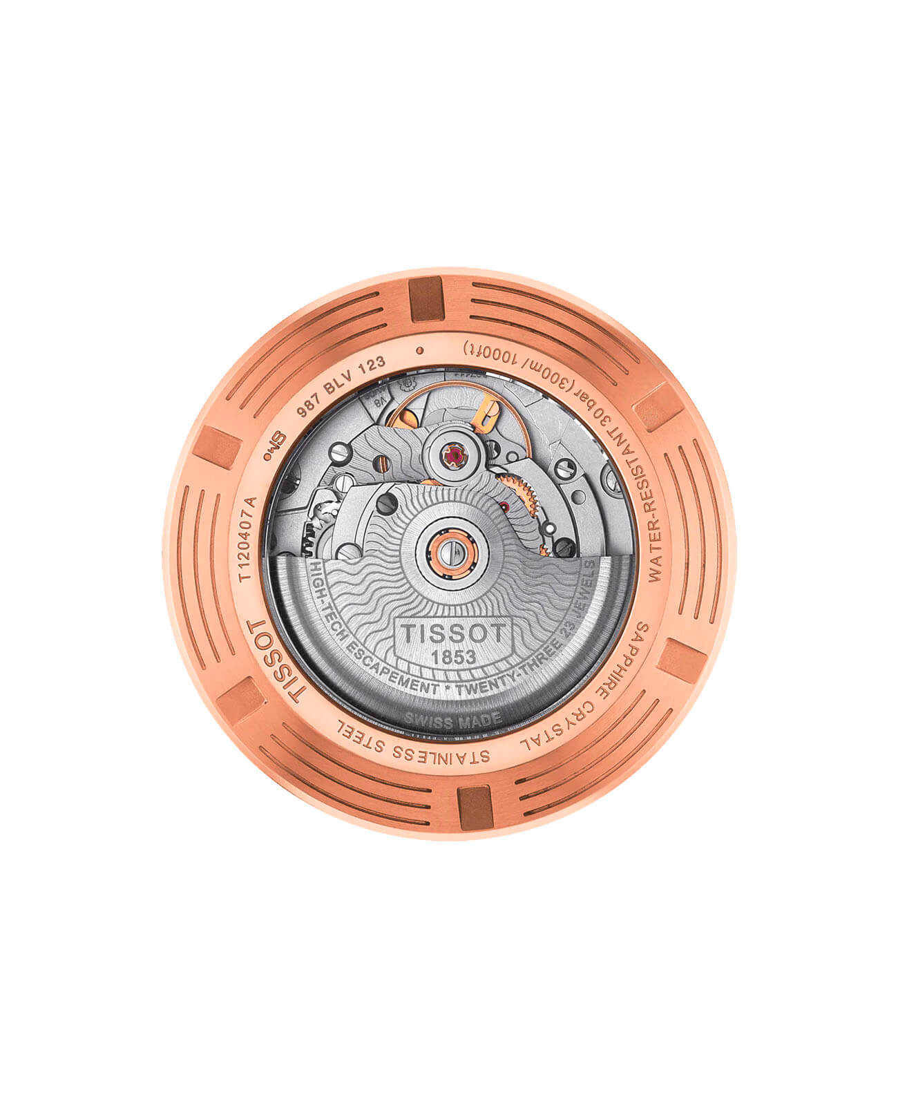 Tissot Tissot Seastar 1000 Powermatic 80 T120.407.37.051.01, t-sport швейцария мужские часы на браслете каучук боковой вид