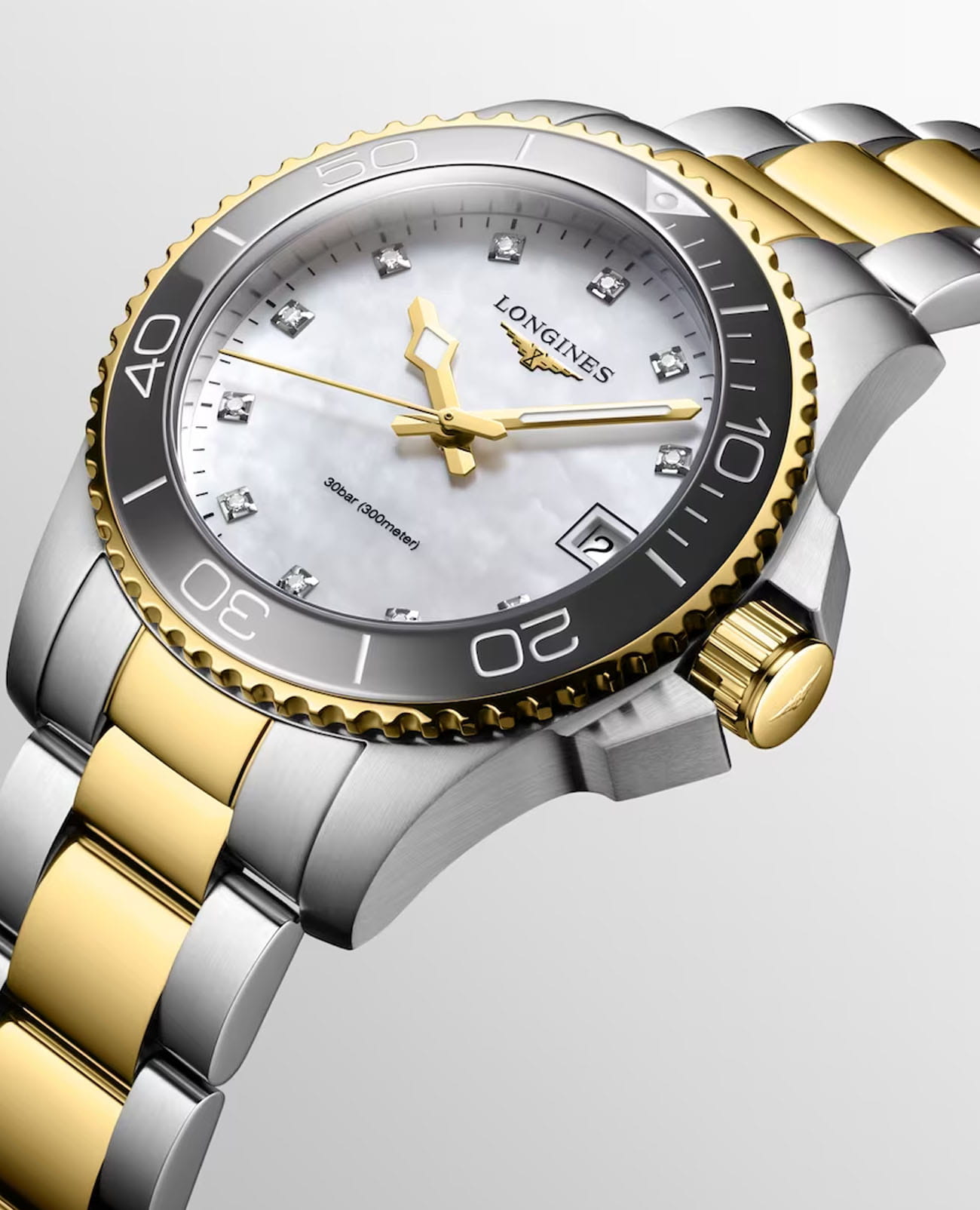 Longines Longines HydroConquest L3.370.3.87.6 швейцария наручные женские часы заводная головка с логотипом Longines