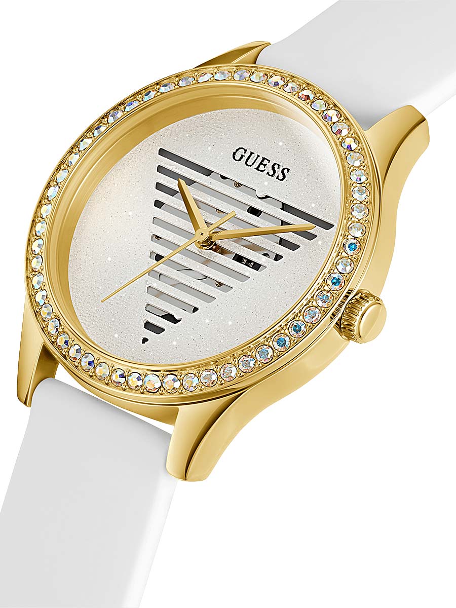 Guess Guess Lady Idol GW0530L6 кварцевые женские часы часы крупный план белый циферблата