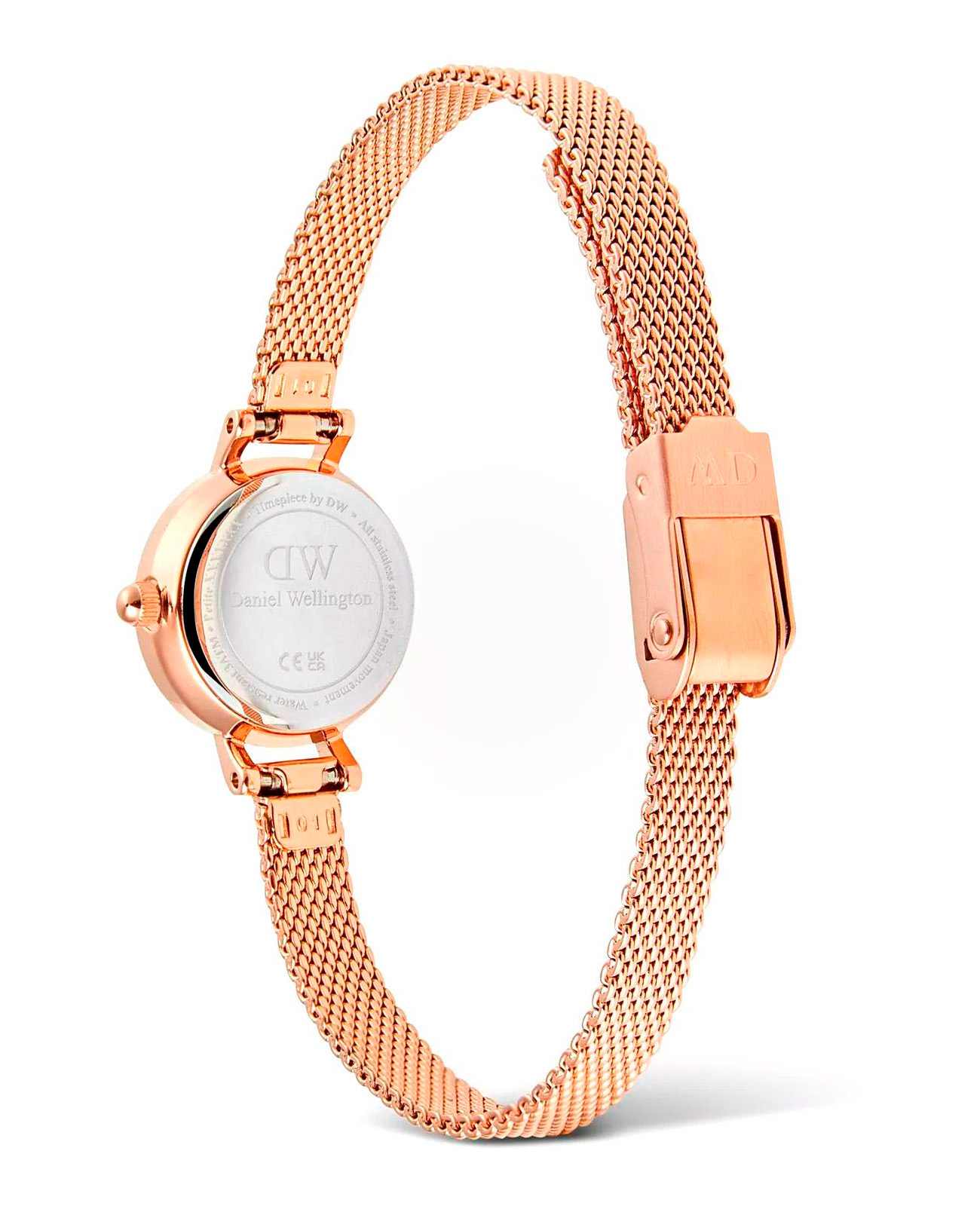 Daniel Wellington Daniel Wellington Petite Mini Champagne Melrose DW00100741, petite швеция женские часы на браслете нержавеющая сталь с pvd-покрытием боковой вид