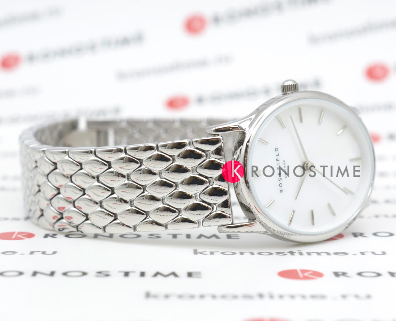 Rosefield Rosefield The Oval OWGSS-OV03,  сша женские часы на браслете нержавеющая сталь боковой вид