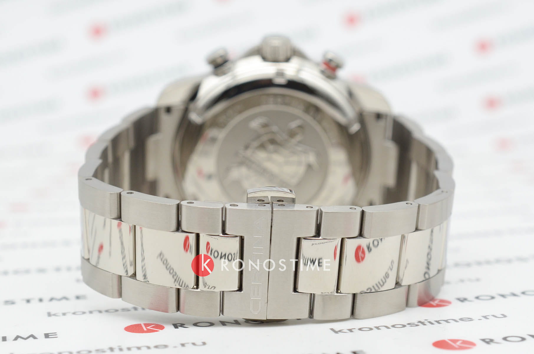 Certina Certina DS Podium Chronograph 1/100 sec C001.647.44.047.00 кварцевые мужские часы часы крупный план синий циферблата