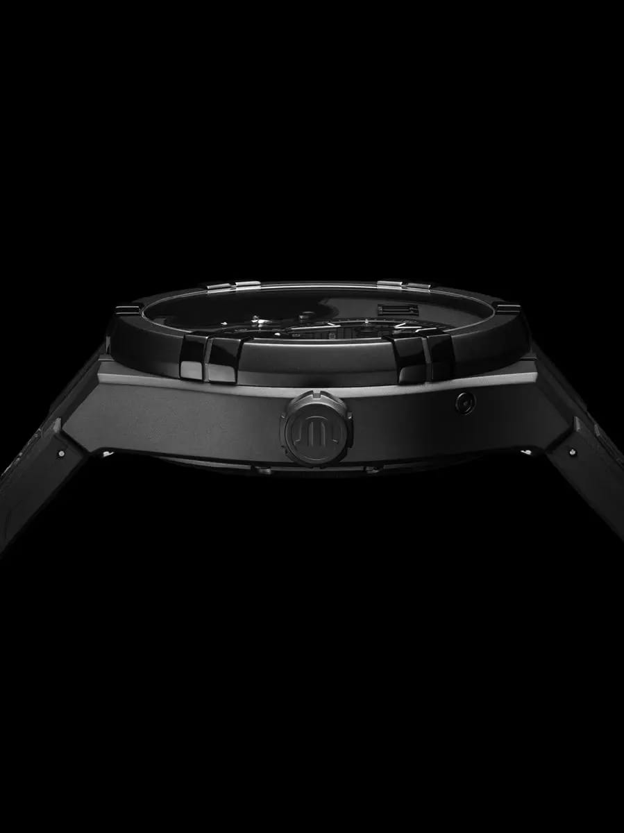 Maurice Lacroix Maurice Lacroix Aikon Master Grand Date Black AI6118-DLB0B-330-2 мужские часы черный циферблат на запястье