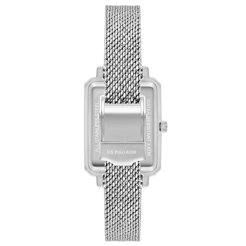 U.S. Polo Assn. U.S. Polo Assn. Fundamental USPA2083-02,  сша женские часы на браслете нержавеющая сталь боковой вид