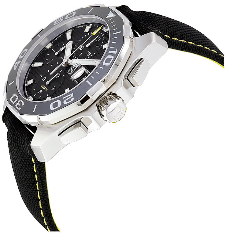 TAG Heuer TAG Heuer Aquaracer CAY211A.FC6361, aquaracer швейцария мужские часы на браслете тканевый боковой вид