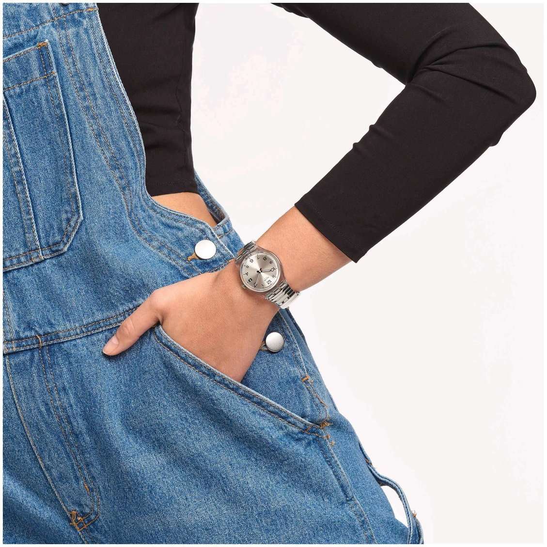 Swatch Swatch Gent Standard GM416B , наручные женские часы фото под углом