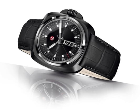 Оригинальные часы Rado Rado Hyperchrome R32171155 механические калибр механизма eta c07.621 общий вид