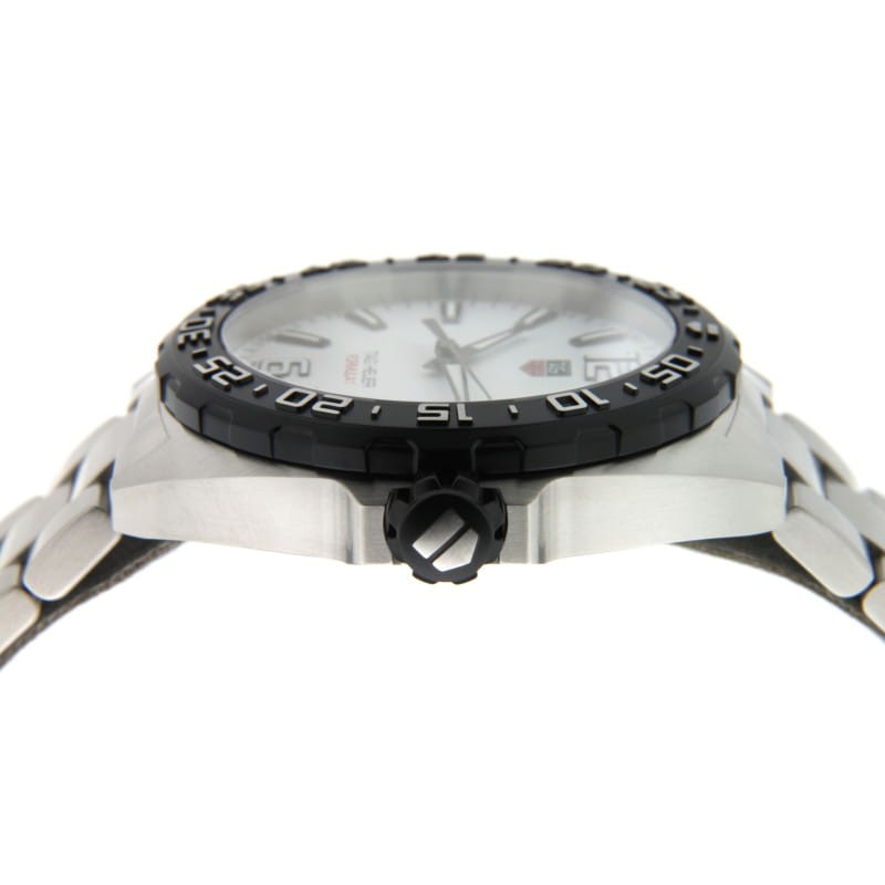 TAG Heuer TAG Heuer Formula 1 WAZ1111.BA0875, formula 1 швейцария мужские часы на браслете нержавеющая сталь боковой вид